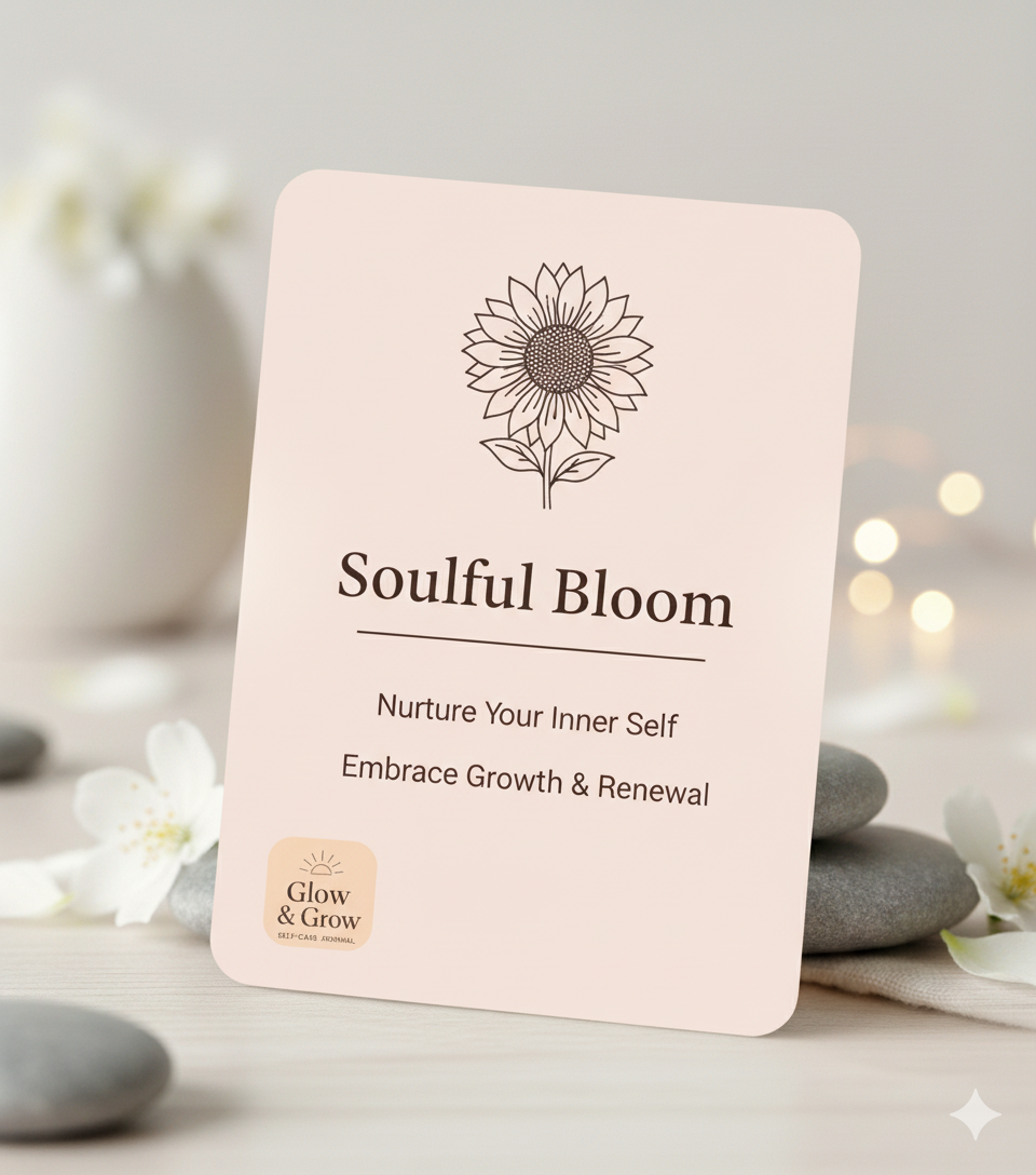 ✨Glow & Grow Self Care Journal✨