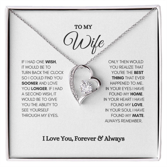 To My Wife If I Had One Wish Forever Love