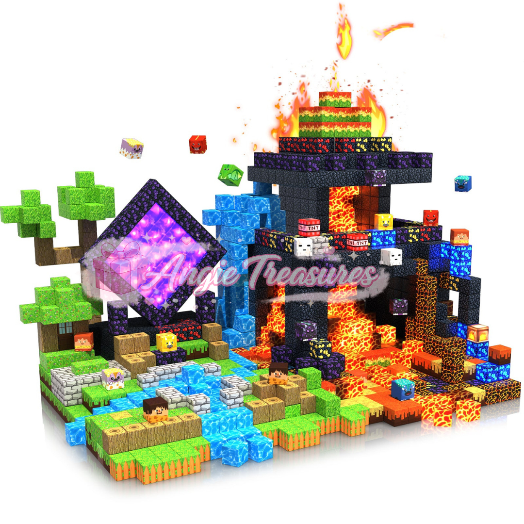 MagicSnap™ Volcano Building Blocks
