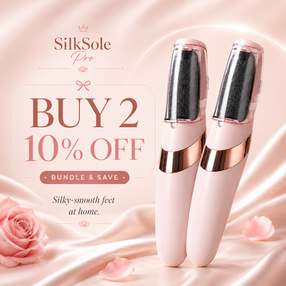 SilkSole Pro™ Electric Callus Remover — Smooth, Soft Feet at Home