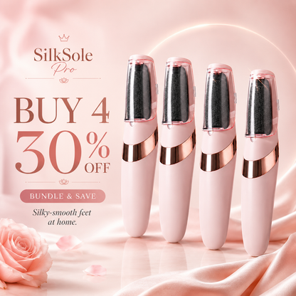 SilkSole Pro™ Electric Callus Remover — Smooth, Soft Feet at Home
