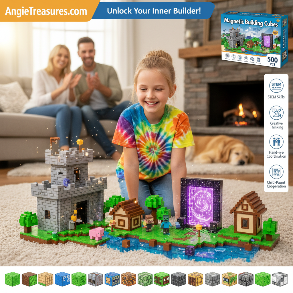 300pc Set Magnetic Building Blocks