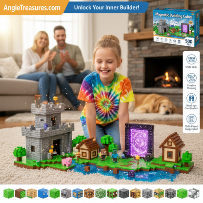 300pc Set Magnetic Building Blocks