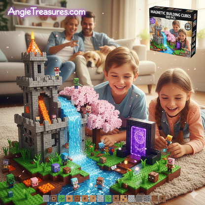 300pc Set Magnetic Building Blocks