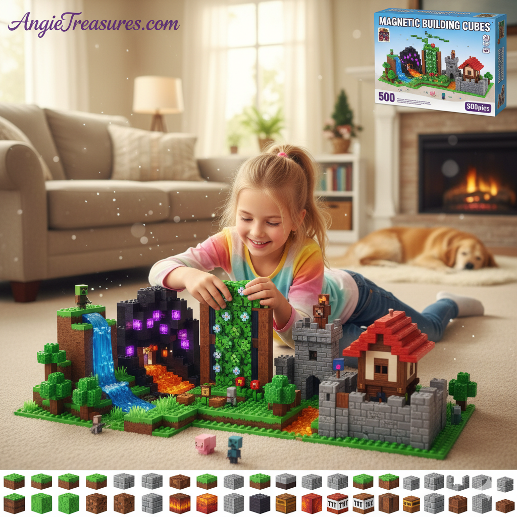 300pc Set Magnetic Building Blocks