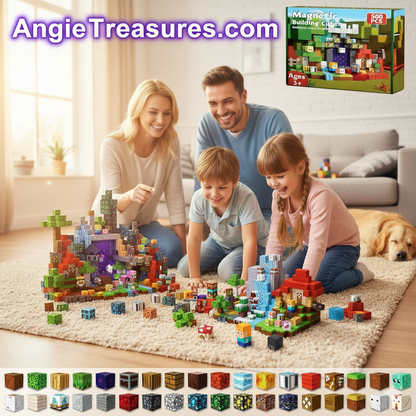 300pc Set Magnetic Building Blocks