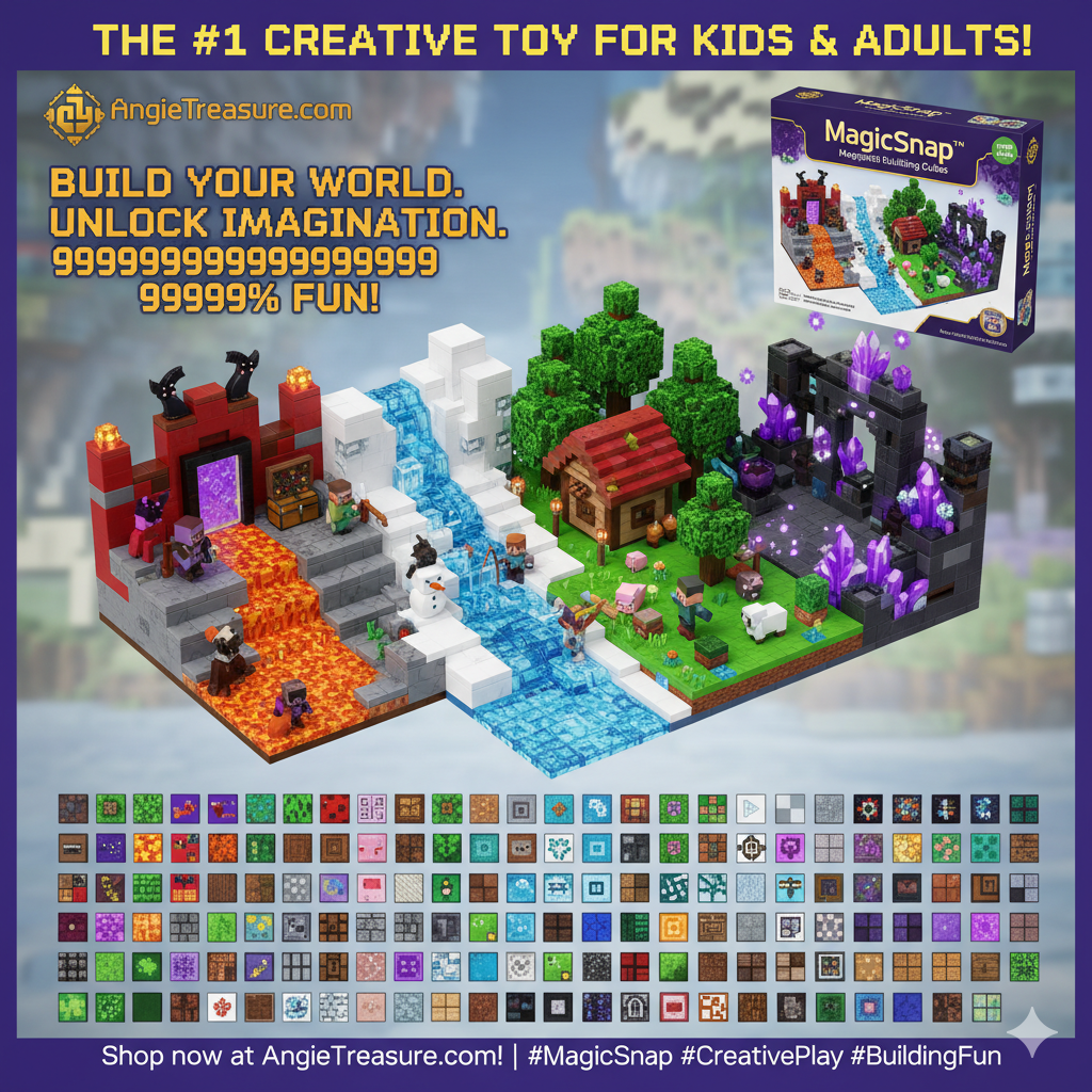 MagicSnap™ Building Blocks 500pc + FREE Storage Box