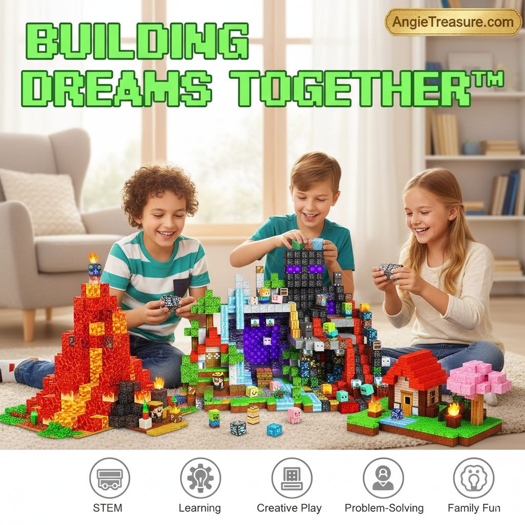 MagicSnap™ Building Blocks 500pc + FREE Storage Box