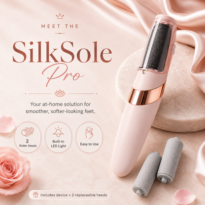 SilkSole Pro™ Electric Callus Remover — Smooth, Soft Feet at Home