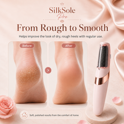 SilkSole Pro™ Electric Callus Remover — Smooth, Soft Feet at Home