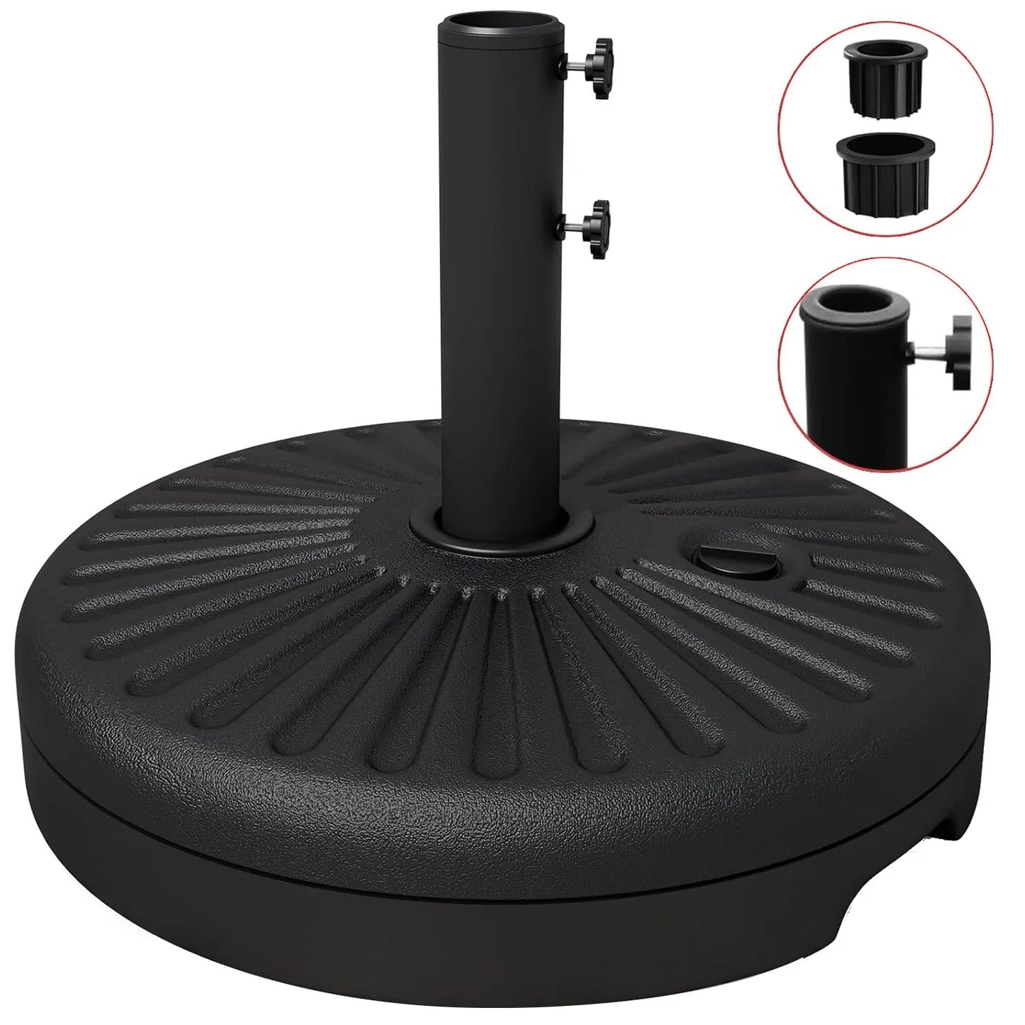 PatioAnchor™ Heavy-Duty Fillable Umbrella Base