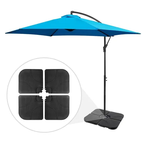 PatioAnchor™ 4-Piece Fillable Umbrella Base