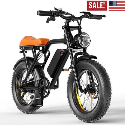 TerraVolt™ 1500W All-Terrain Fat-Tire E-Bike
