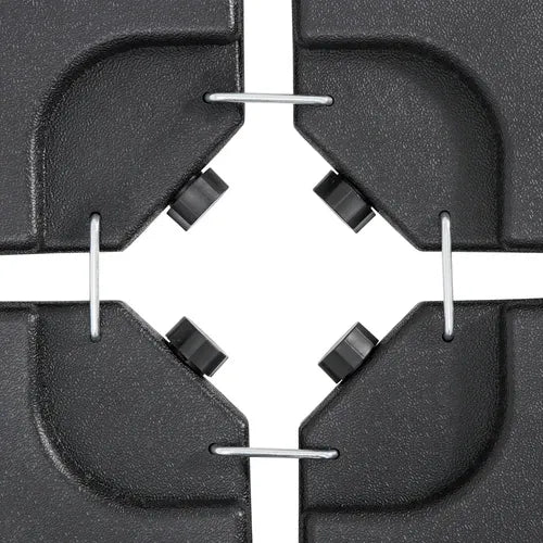 PatioAnchor™ 4-Piece Fillable Umbrella Base