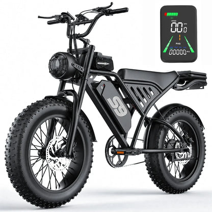 ApexRide™ 20″ Fat-Tire E-Bike