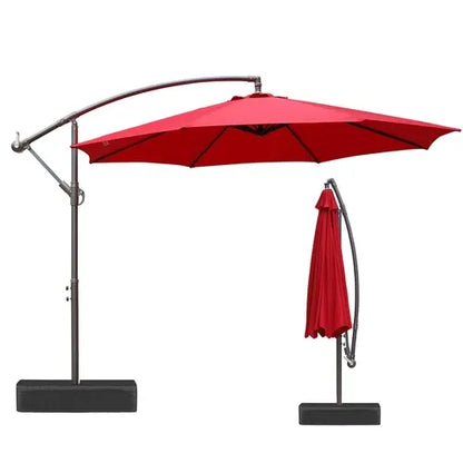 ShadeArc™ 10FT Cantilever Patio Umbrella with Base