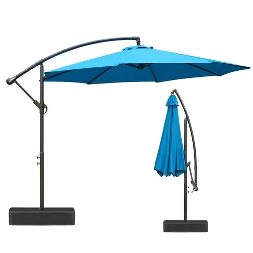 ShadeArc™ 10FT Cantilever Patio Umbrella with Base