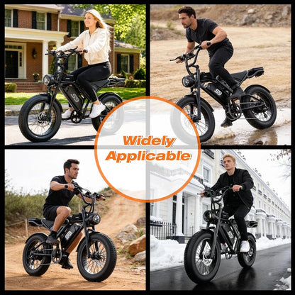 ApexRide™ 20″ Fat-Tire E-Bike