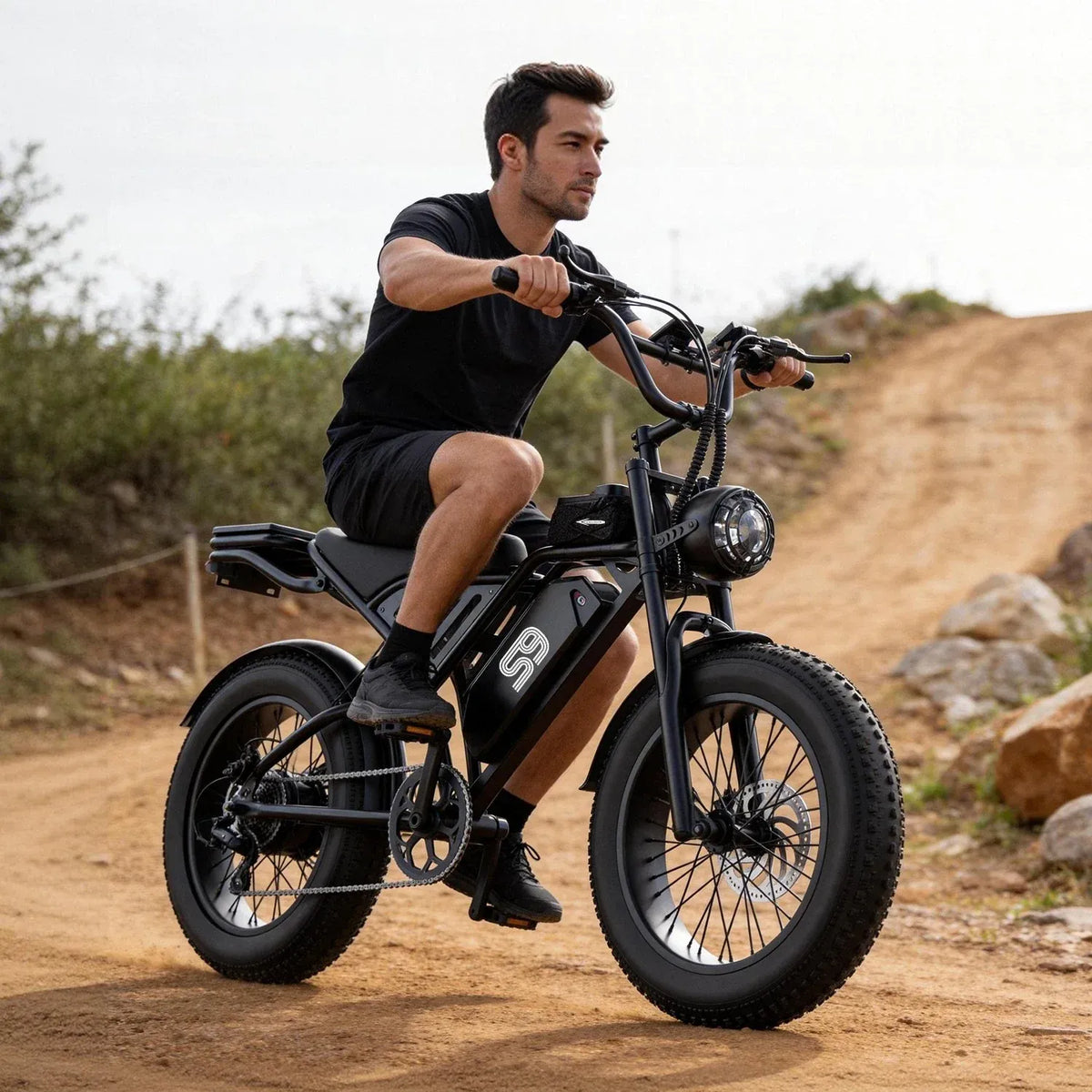 ApexRide™ 20″ Fat-Tire E-Bike