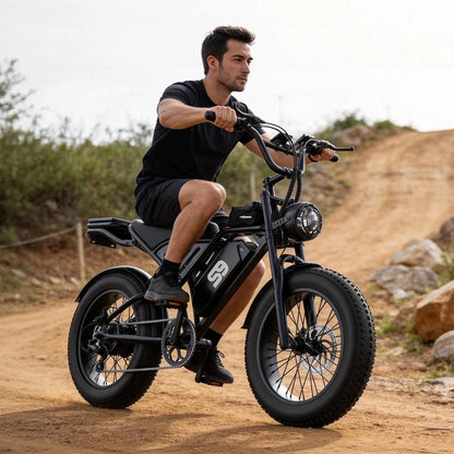ApexRide™ 20″ Fat-Tire E-Bike