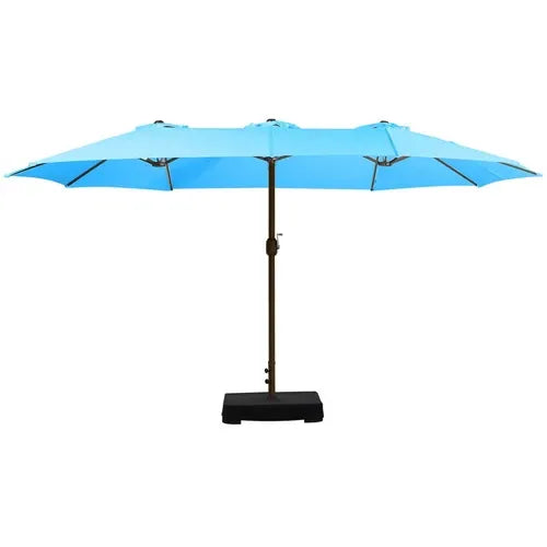 PatioHaven™ 15FT Double-Sided Patio Umbrella with Base