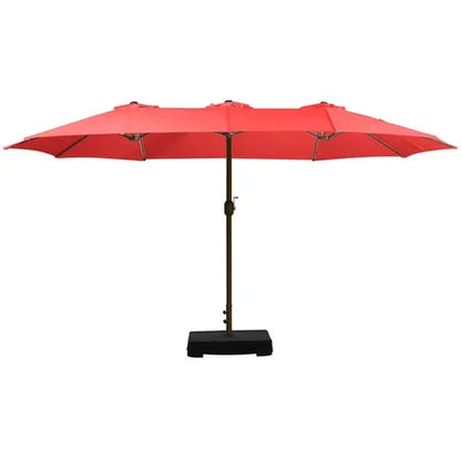 PatioHaven™ 15FT Double-Sided Patio Umbrella with Base