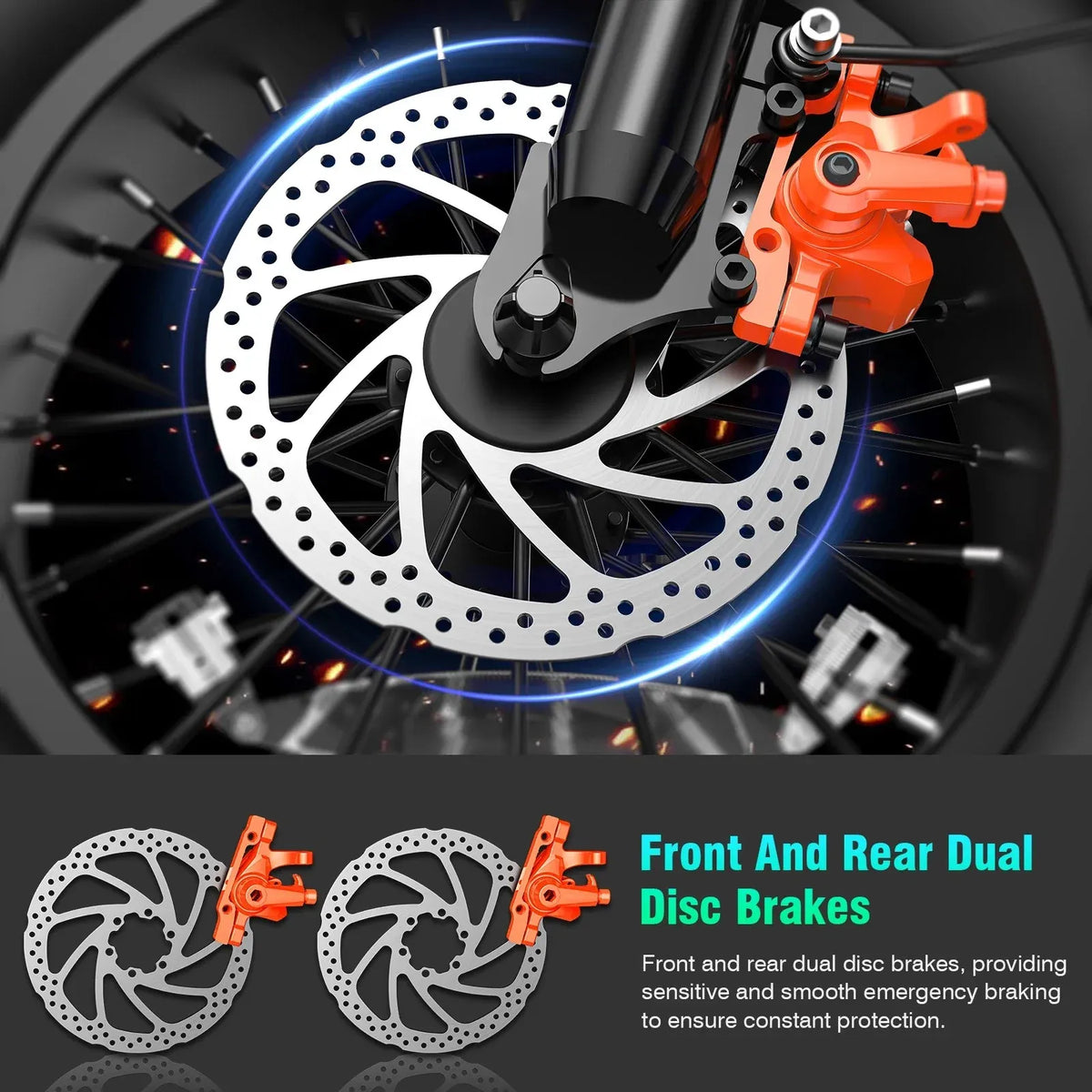 TrailFlex™ 1500W Full-Suspension Fat-Tire E-Bike