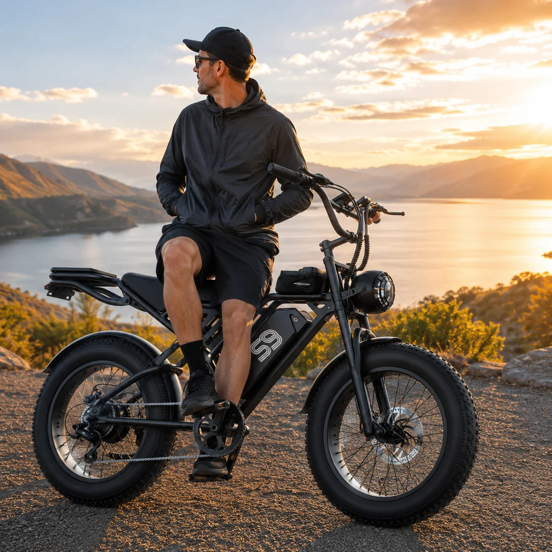 ApexRide™ 20″ Fat-Tire E-Bike