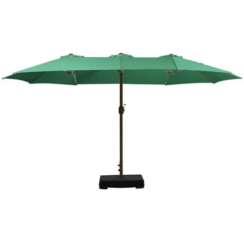 PatioHaven™ 15FT Double-Sided Patio Umbrella with Base