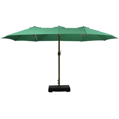 PatioHaven™ 15FT Double-Sided Patio Umbrella with Base