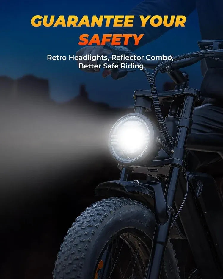 TerraVolt™ 1500W All-Terrain Fat-Tire E-Bike