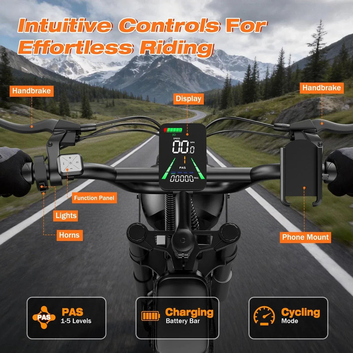 ApexRide™ 20″ Fat-Tire E-Bike