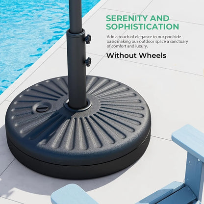PatioAnchor™ Heavy-Duty Fillable Umbrella Base