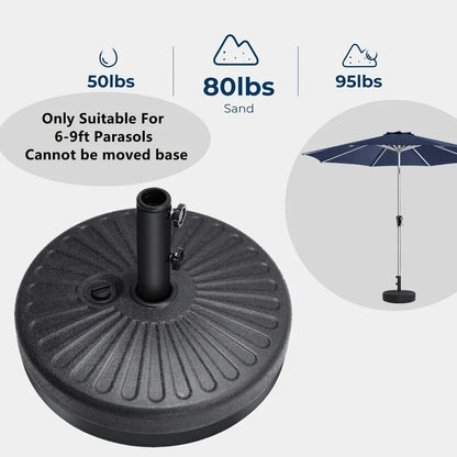 PatioAnchor™ Heavy-Duty Fillable Umbrella Base